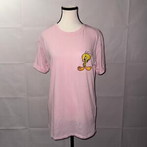 Looney Tunes Pink Graphic shirt women’s Size XS(1)